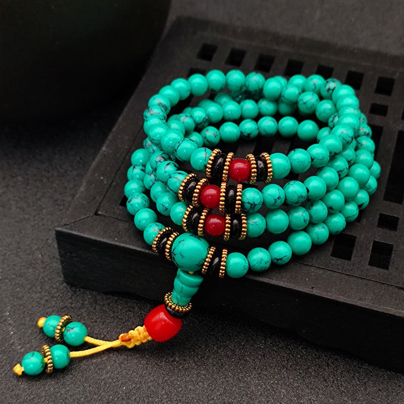 Women's & Men's Beads Turquoise Tibetan Ethnic Style Tourist Bracelets