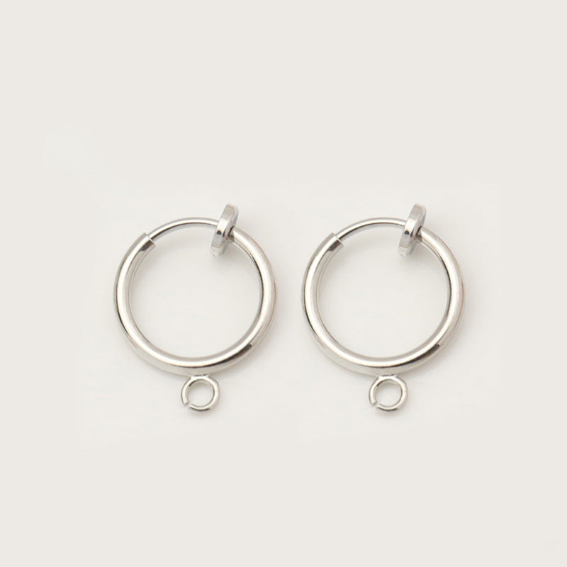 Korean Style Circle Personalized Simple Round Ear Clip