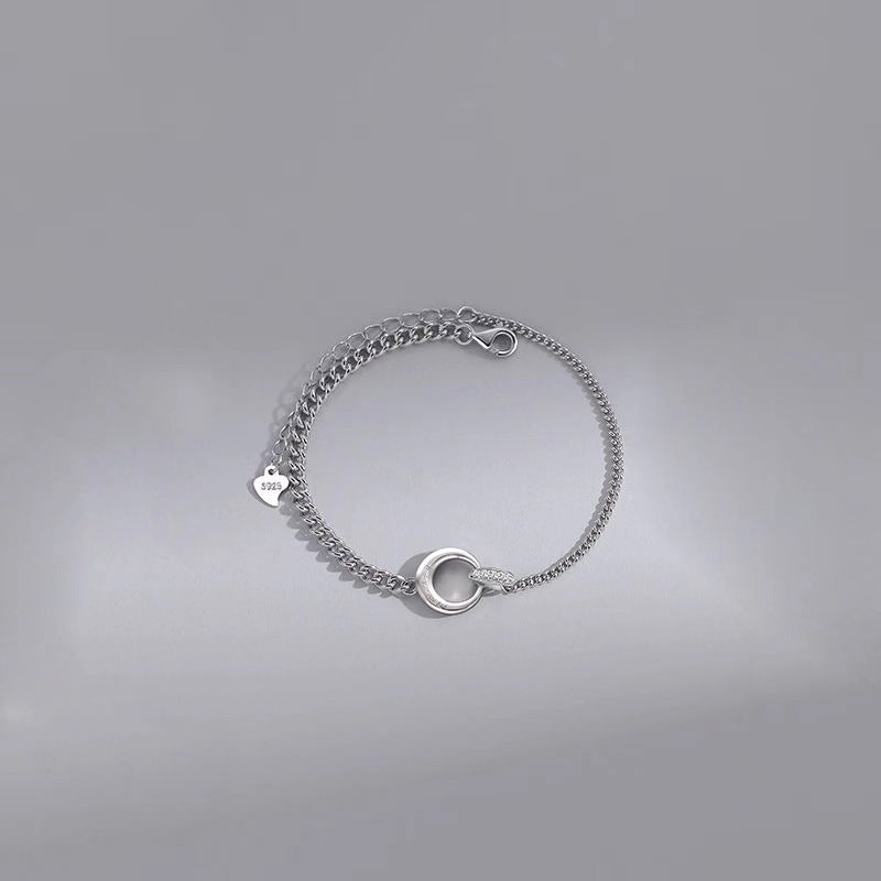 Bracelets cadeaux commémoratifs à boucle de niche simple pour femmes et hommes