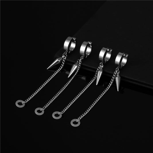 Titanium Steel Wireless Headset Ear Clip Rings