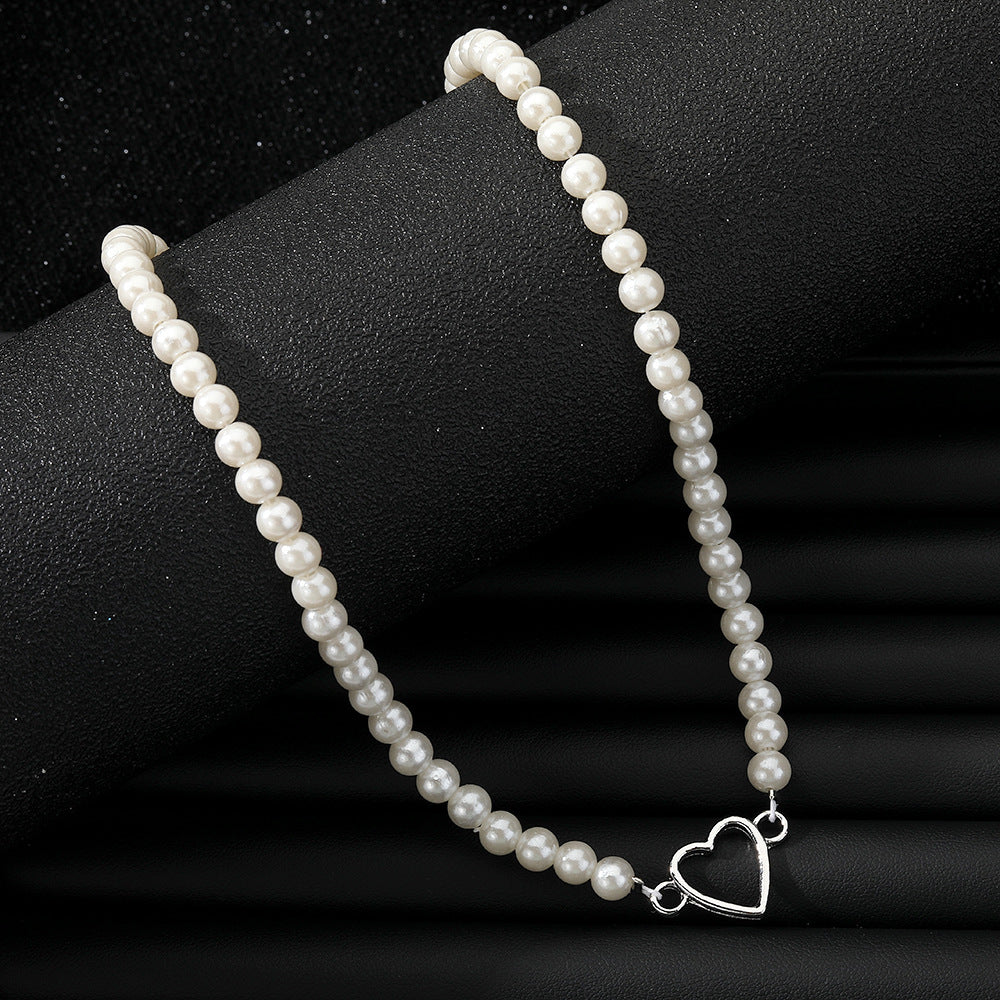 Women's Korean Special Interest Light Luxury Pearl French Vintage Style High-grade Necklace