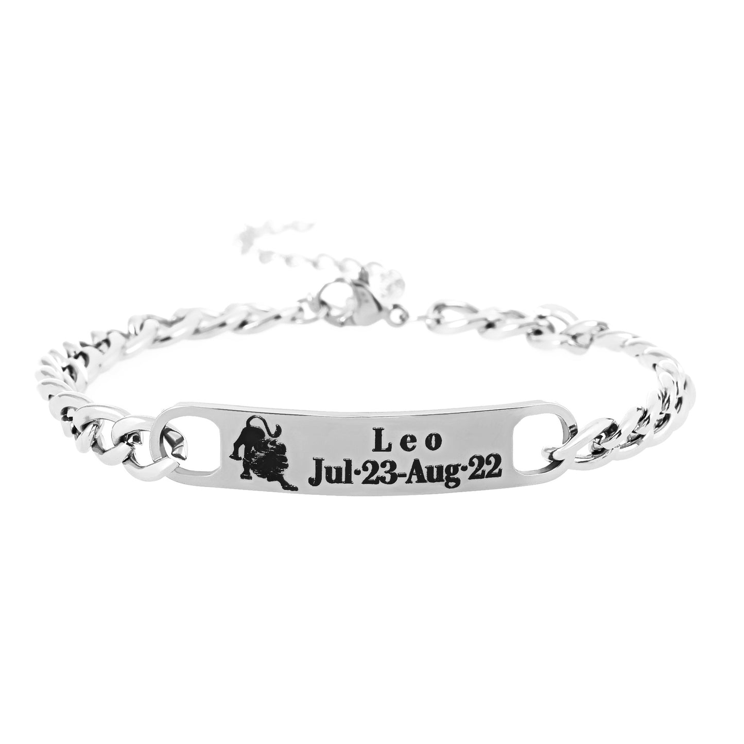 Men's Stainless Steel Twee Constellation Lovers Wild Bracelets