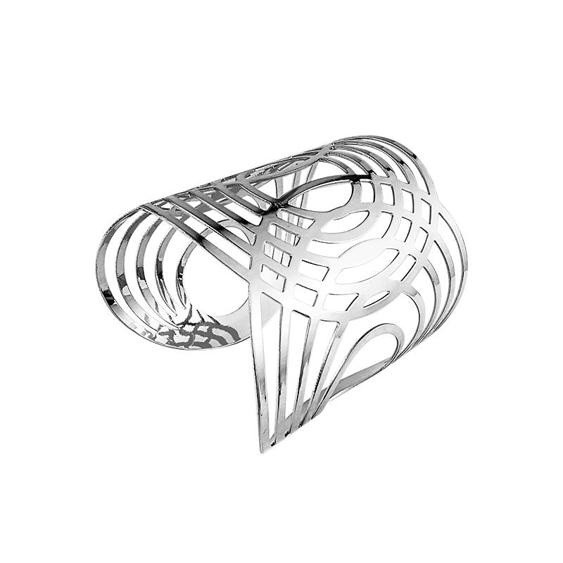 Personalized Fashion Alloy Armband Iron Wire Sheet Coiling Bracelet