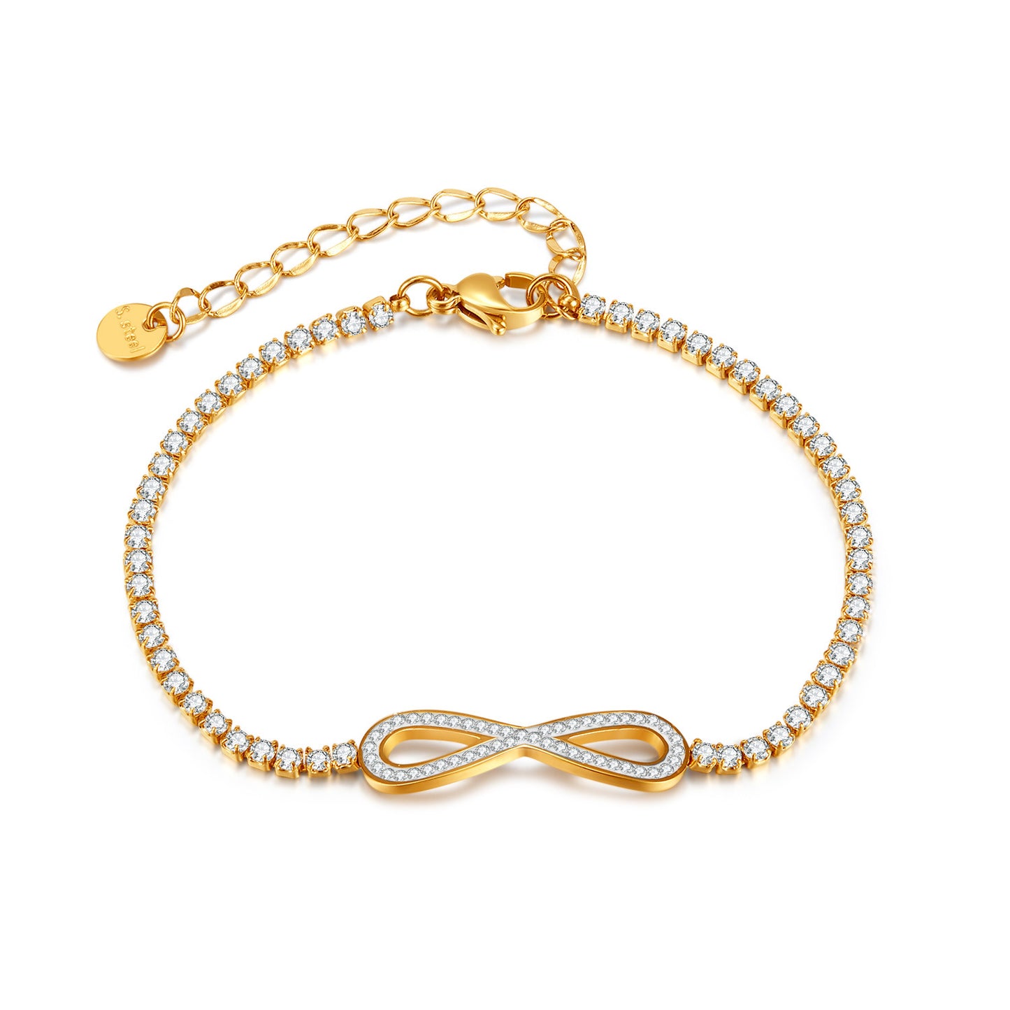 Bracelets infinis de style coréen pour femmes, niche High Sense