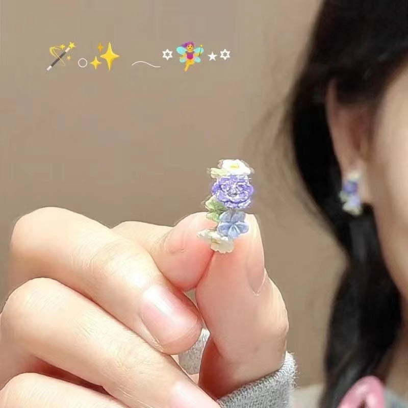 Vigorous Sunflower Flower Niche Temperament Fresh Sweet Mosquito Ear Clip