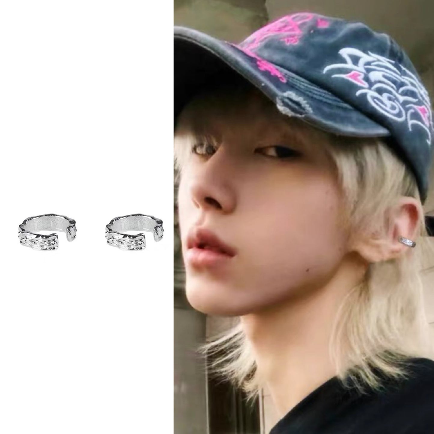 Women's & Men's Texture High-grade Irregular Cold Style Simple Ear Clip