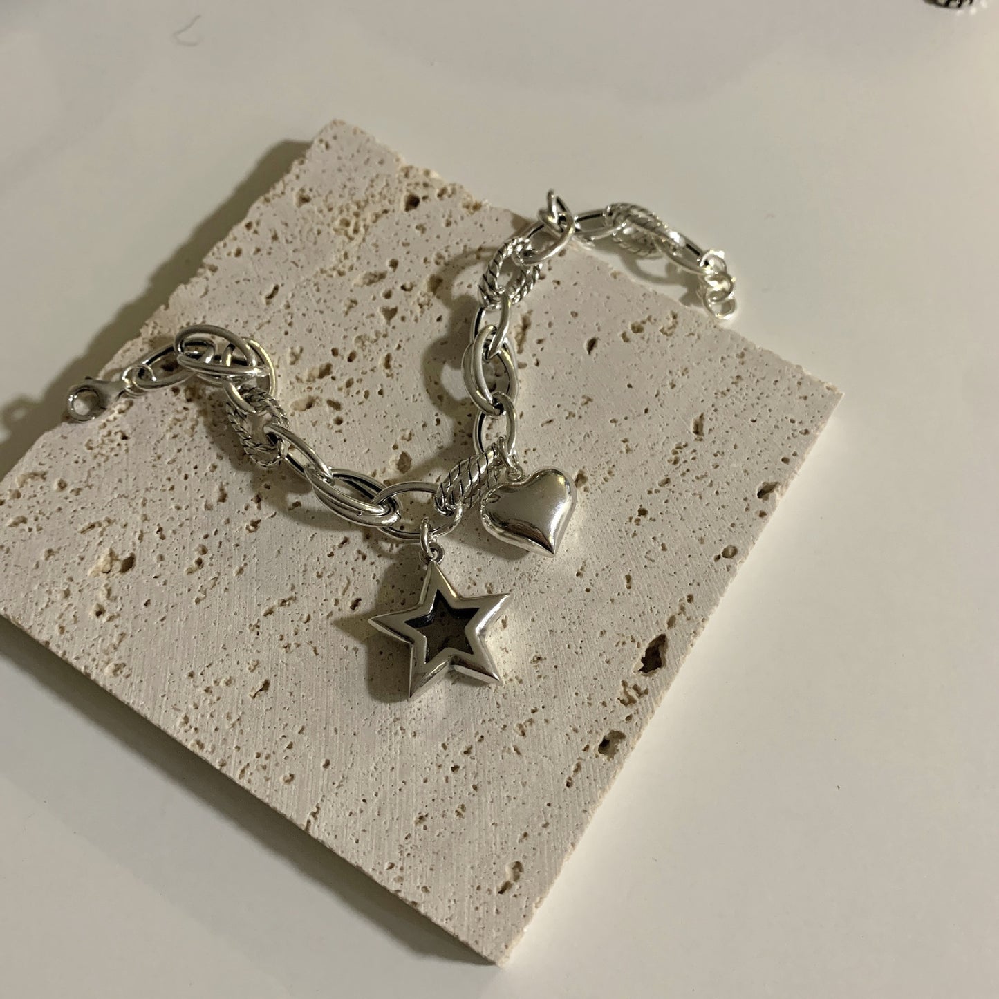 Love Star Distressed Hip Hop Cold Bracelets