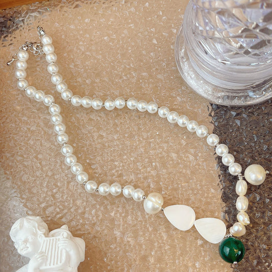 Stone Shell Pearl Sweet Elegance High-grade Fashionable Necklaces