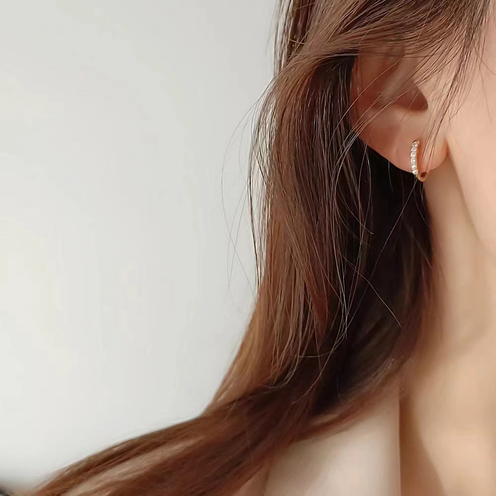 Simple Commute Shaped Semicircle High-grade No Pierced Ear Clip