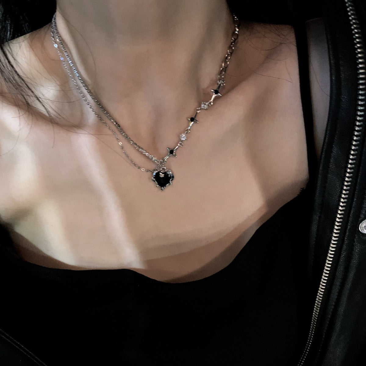 Women's Cool Love For Trendy Light Luxury Minority Necklace