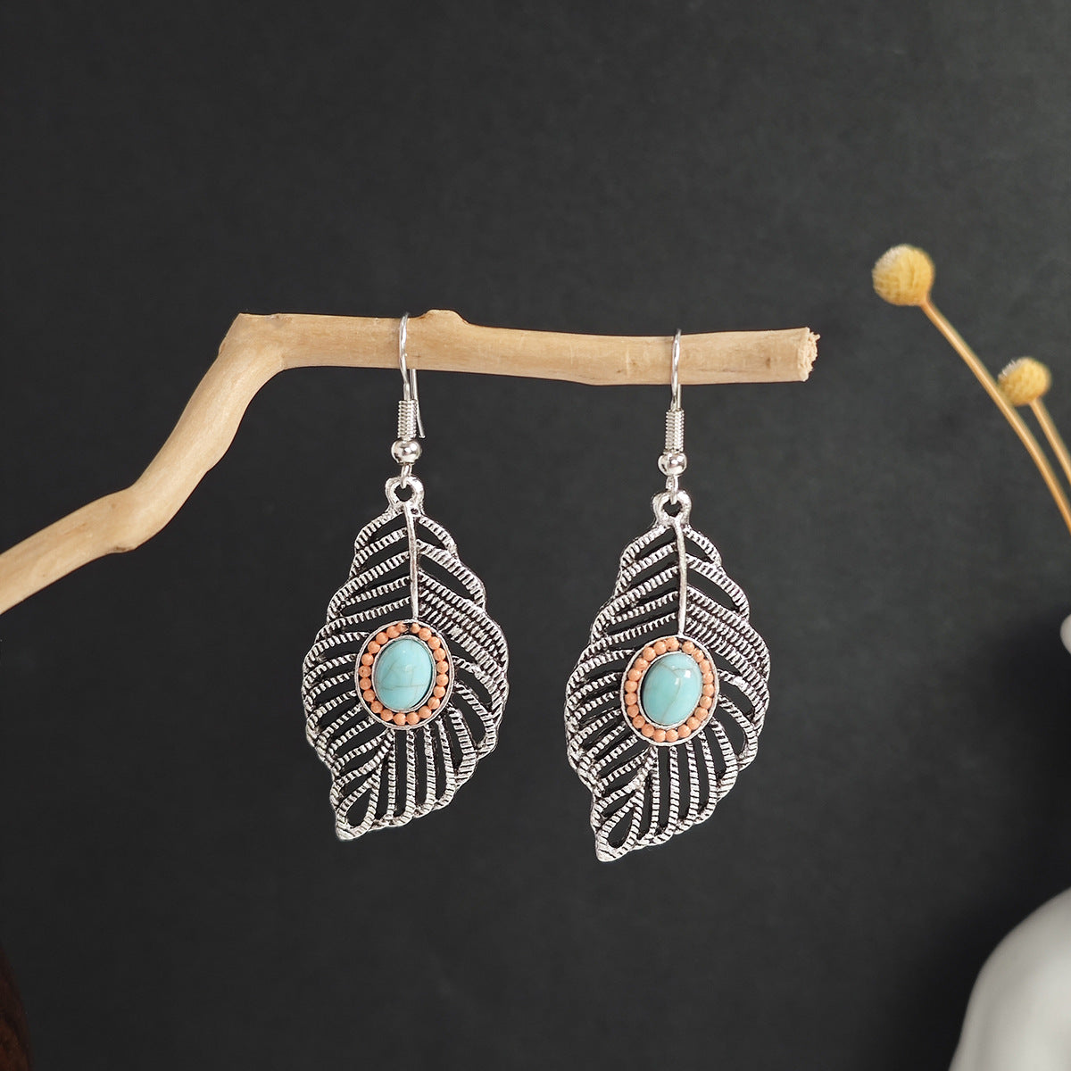 Bohemian Ethnic Style Ear Long Tassel Metal Fashion Earrings