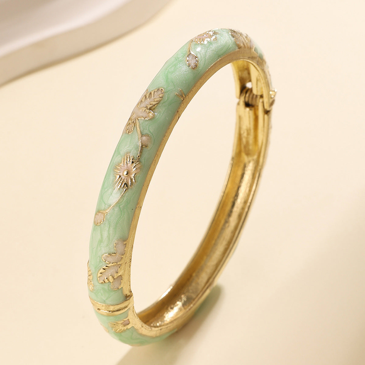 Chinese Style Small Flower Cloisonne Enamel Bracelets