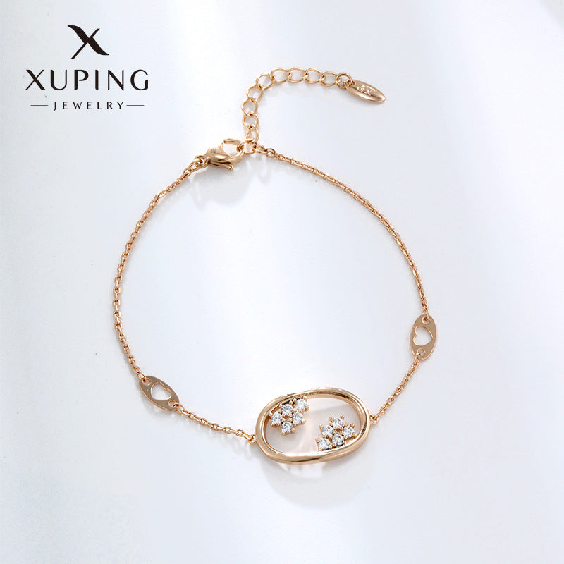 Women's Jewelry Simple Geometric Ellipse Fashion Ornament Bracelets