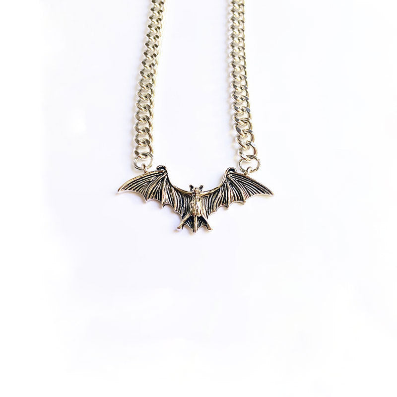 Handmade Jewelry Accessories Creative Horror Bat Necklaces