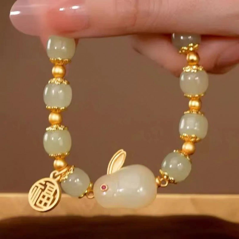 Women's Blessing Card Design Good-looking Girlfriends Antique Bracelets