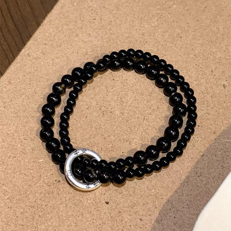 Chinese Style Safe National Double Circle Niche Bracelets
