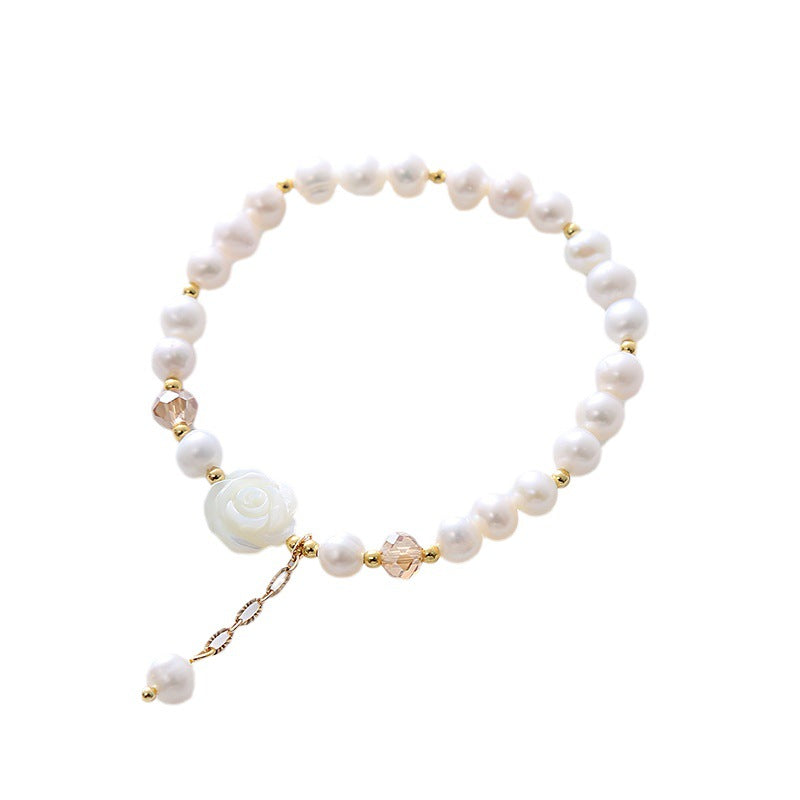 Light Luxury Minority Shell Flower Graceful Bracelets