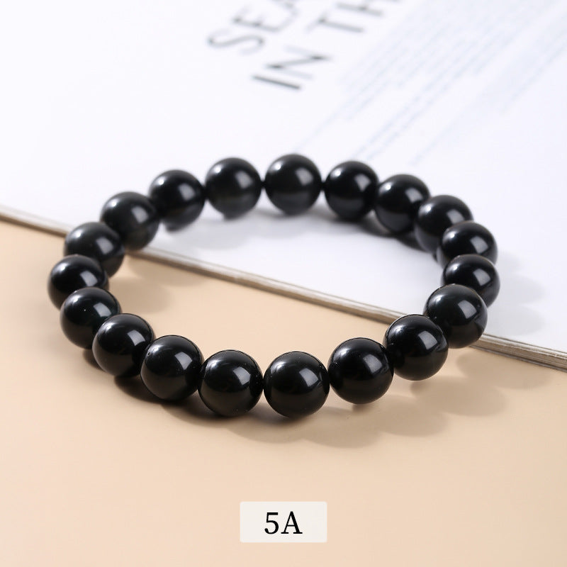 Women's & Men's Sier Stone Simple Personality And Single Bracelets