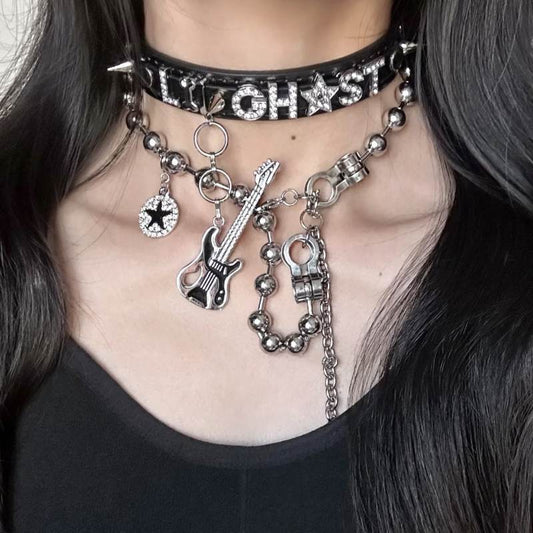 Trendy Cool Dark Style Punk Design Necklaces