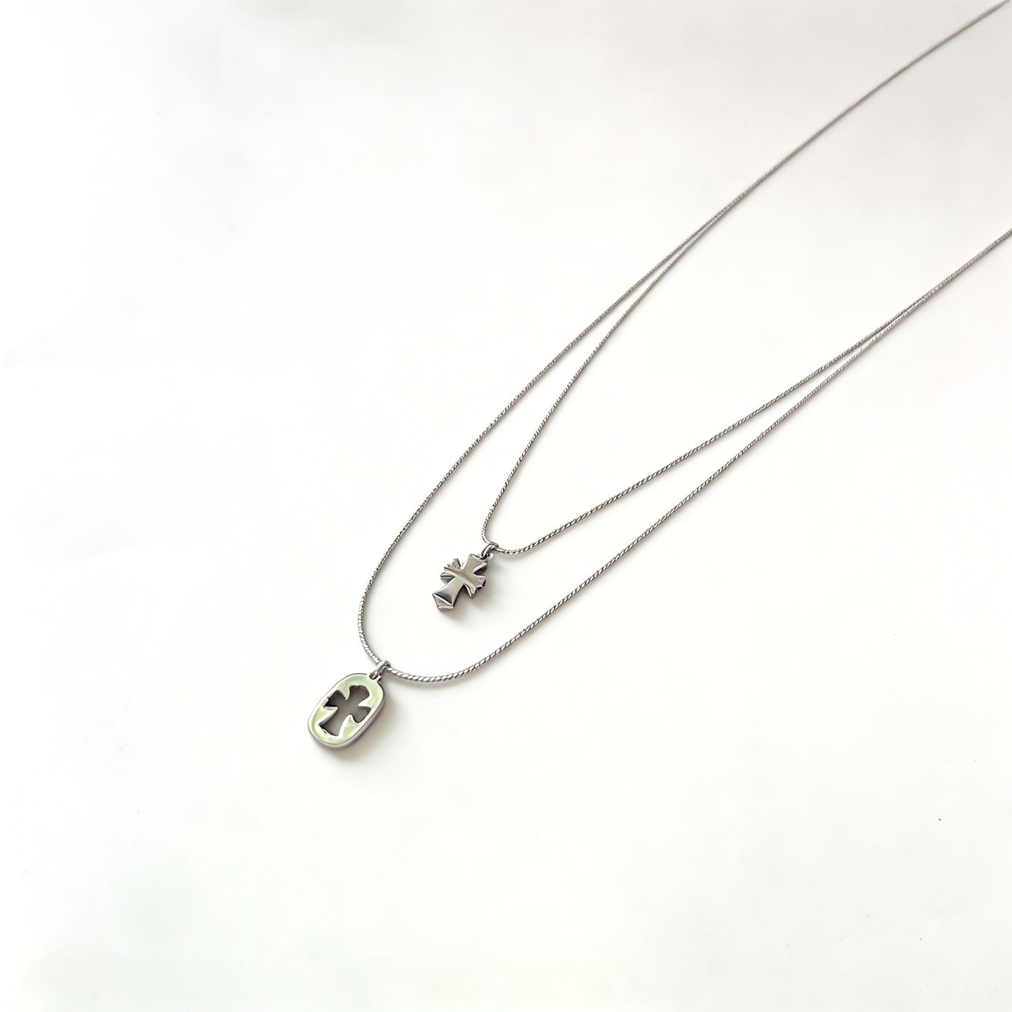 Women's Design Twin Clavicle Chain Tide Cool Personality Necklace
