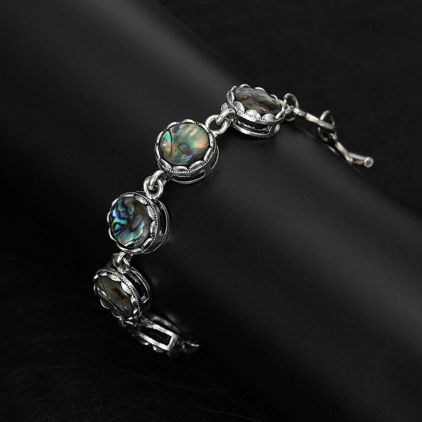 Fashion Abalone Shell Creative Adjustable Three Buckle Style Bracelets