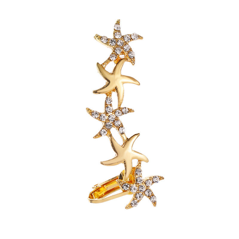 Temperament Butterfly Flower Single Hipster Catwalk Night Ear Clip