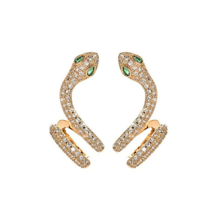 Women's High-grade Snake-shaped Design Sense Trendy Personality Ear Clip