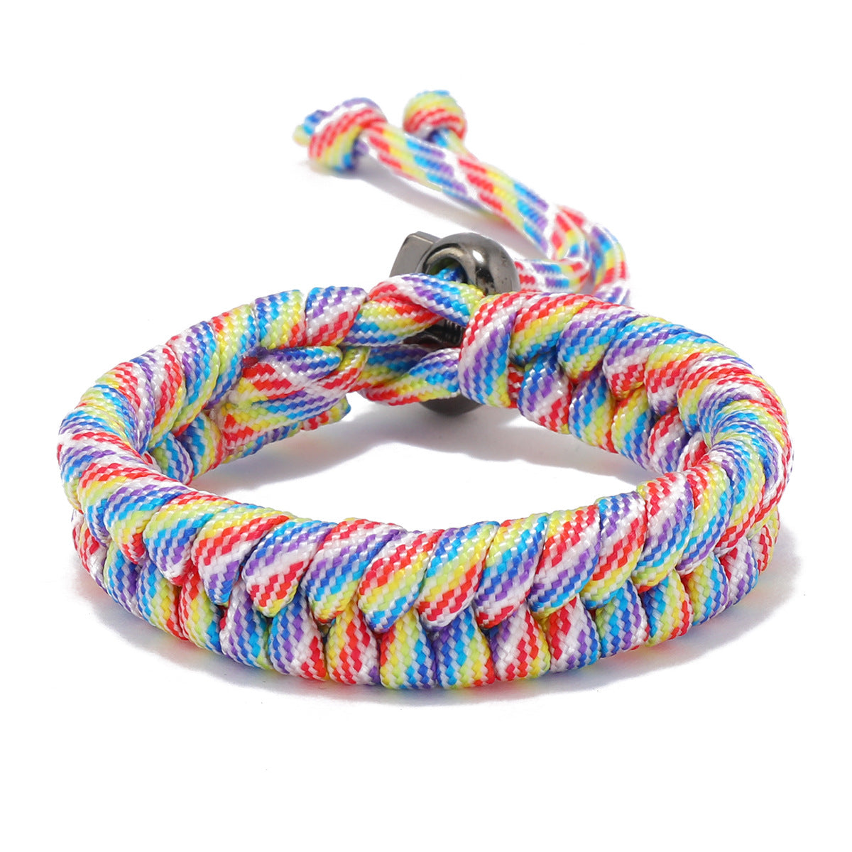 Women's & Men's Hand Weaving Outdoor Camouflage Parachute Cord And Bracelets