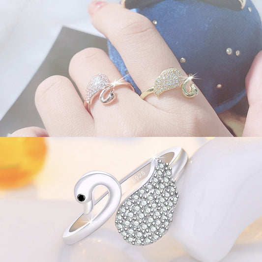 Personalized Index Finger Cold Light Luxury Design Rings