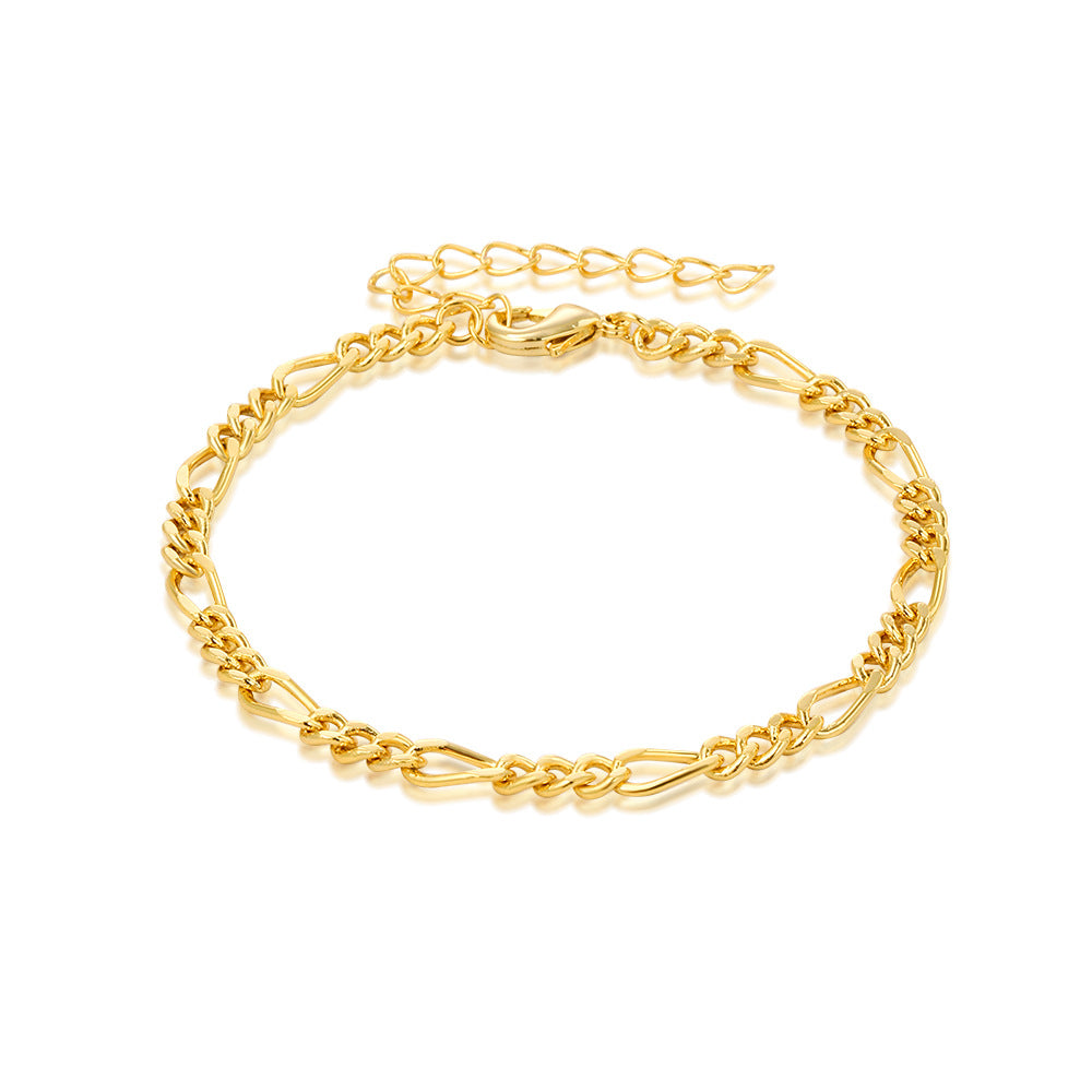 Geometric Metal Simplicity Gold Suit Personality Bracelets