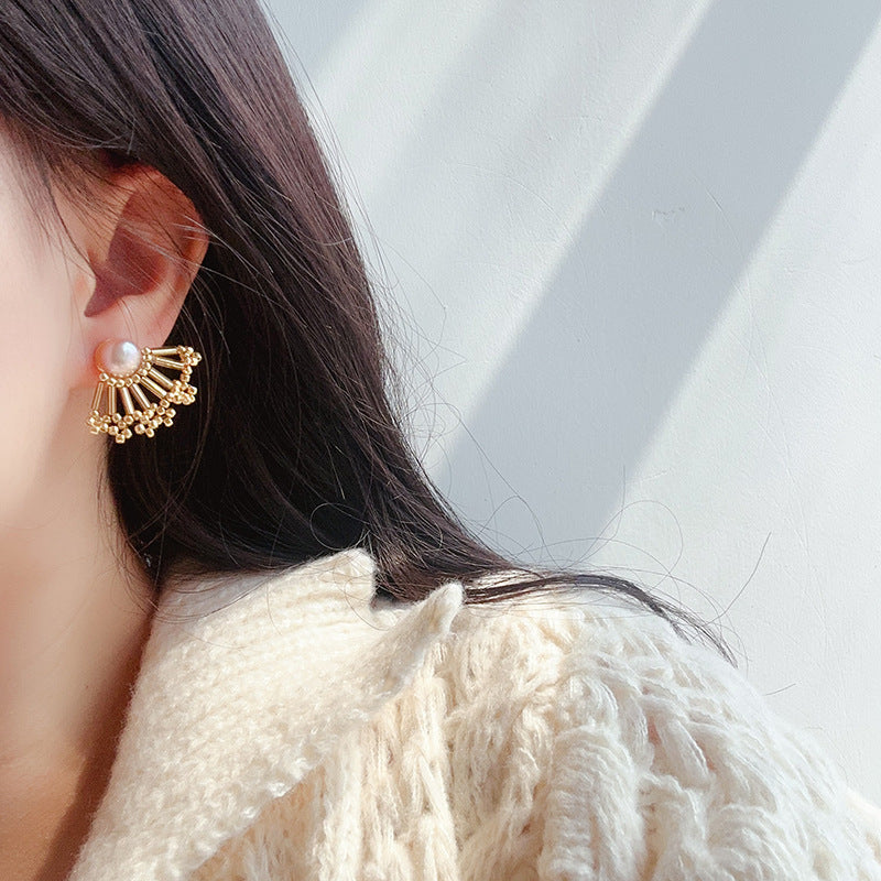 Boucles d'oreilles en perles pour femmes, Style Simple, à la mode, fête quotidienne