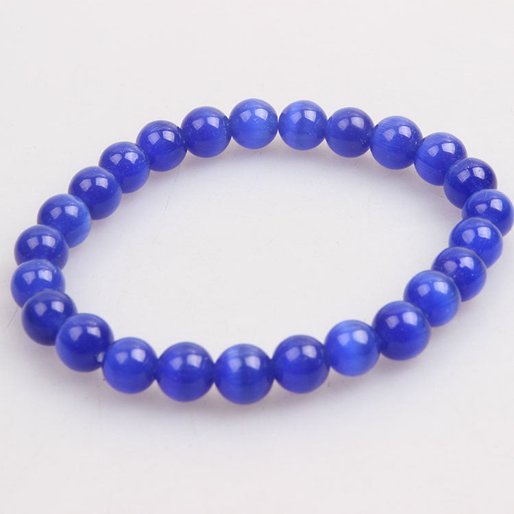 Men's Eye Round Beads Lucky Lady Fresh Simple Bracelet