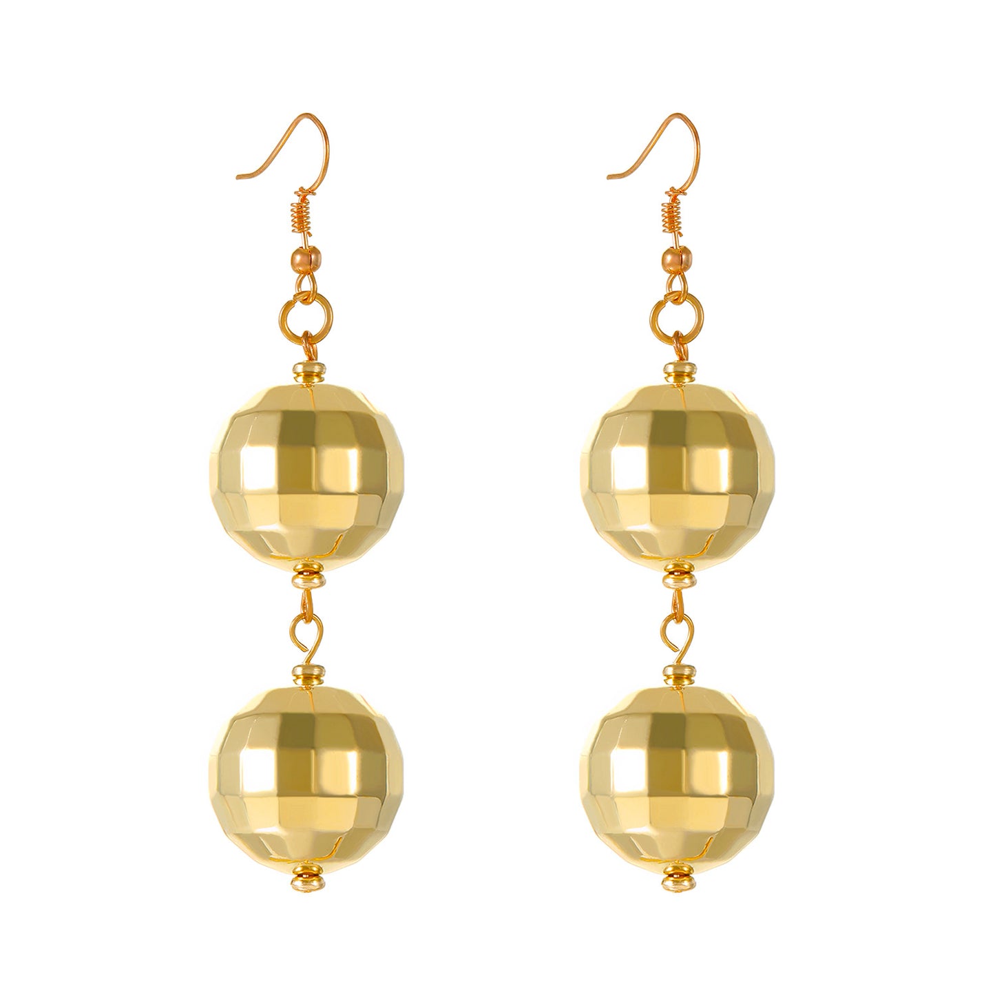Women's Stylish Round Retro Simple Disco Electroplated Jewelry Set