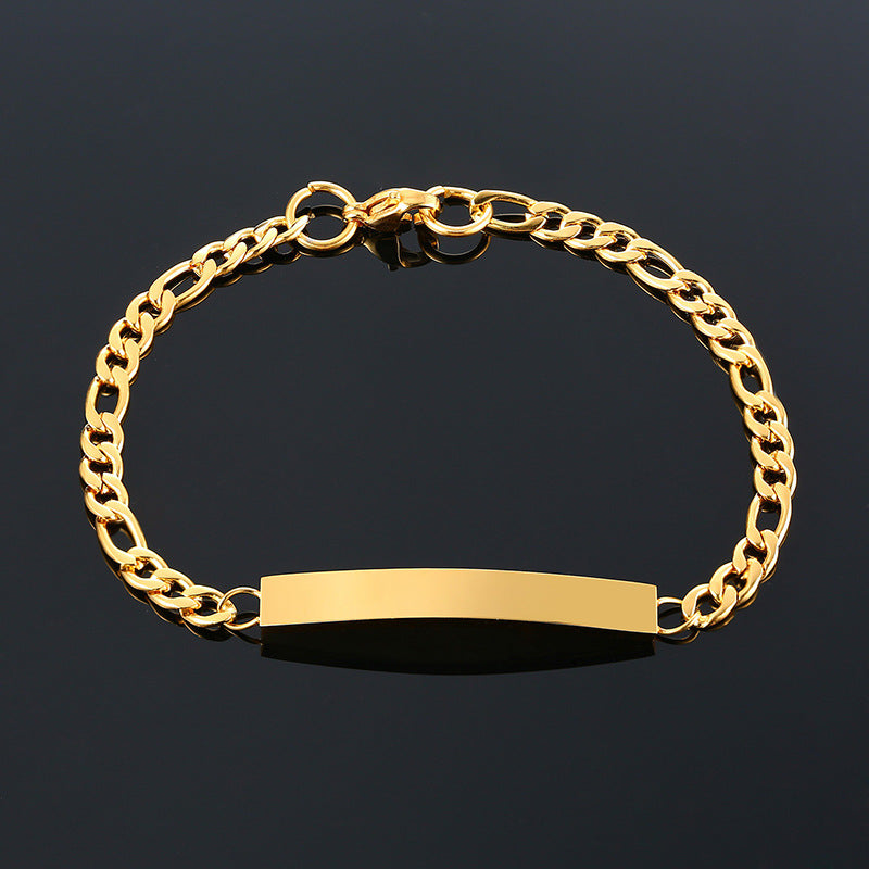 Steel Curved Female Titanium Korean Jewelry Bracelets