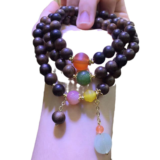 Women's Eaglewood Medicine Agate Jasper Jade Accessories Bracelets