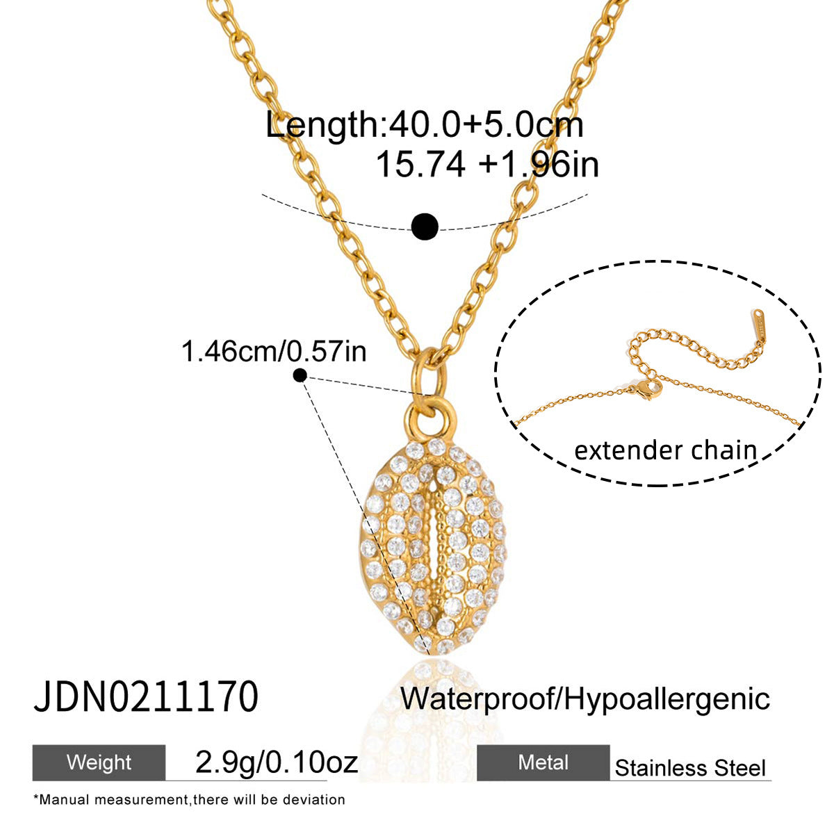 Gold Stainless Steel Zircon Marine Light Luxury High Sense Bracelets