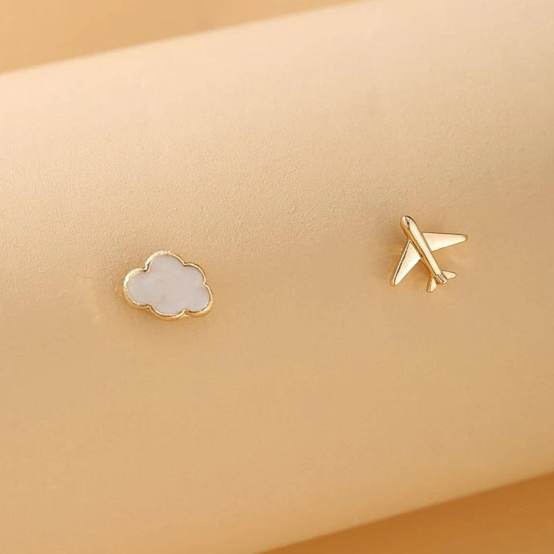 Women's Cloud Small Ear Creative Sweet Dripping Earrings