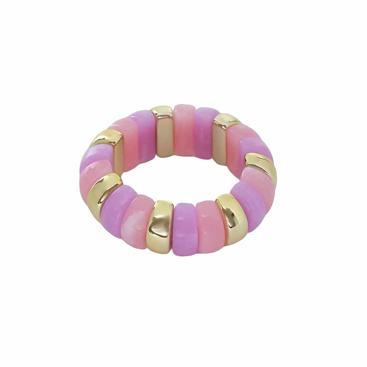 Fashion Exaggerated Geometry Irregular Resin Beaded Bracelet