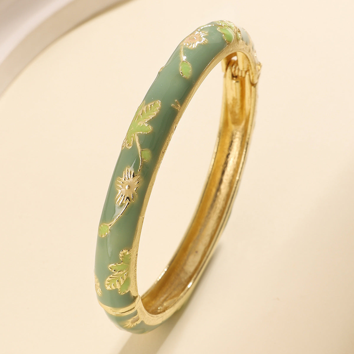 Chinese Style Small Flower Cloisonne Enamel Bracelets