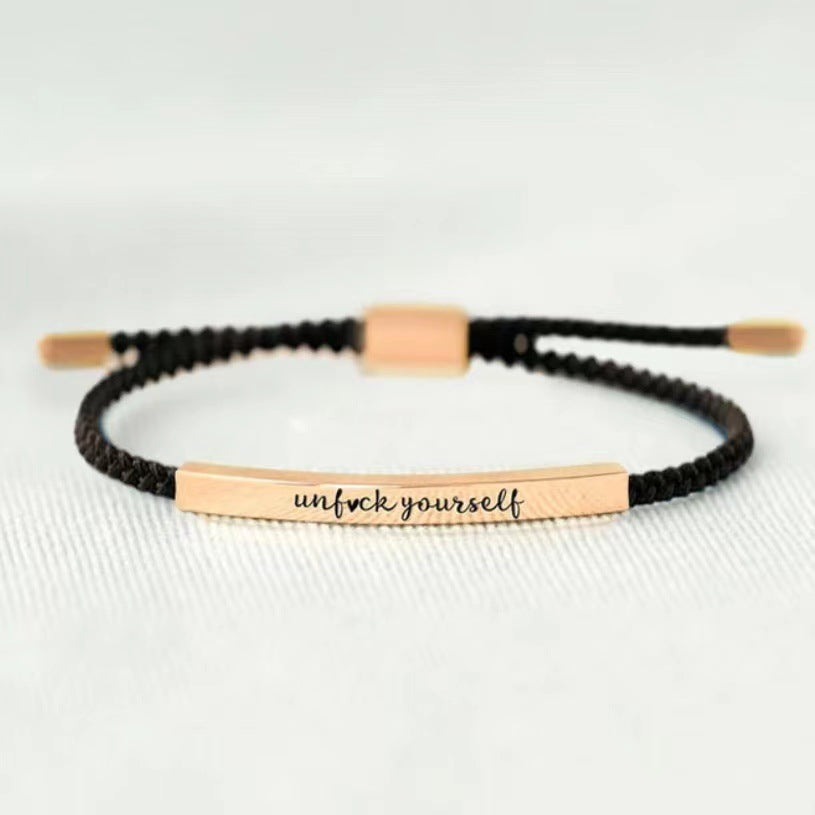 Unbound Carrying Strap Fashion Woven Lucky Bracelets