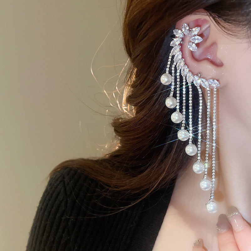 Round Bone Retro Unique Design Dignified Clips Light Luxury Ear Clip