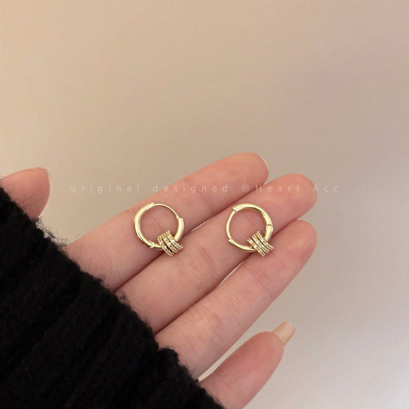 Women's Sterling Sier Needle Elegant Light Luxury Earrings