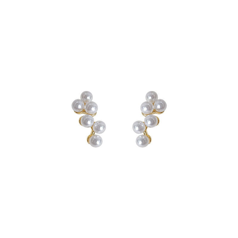 Blocks Fu Gold Plated Mosquito Coil Pearl Simplicity Ear Clip