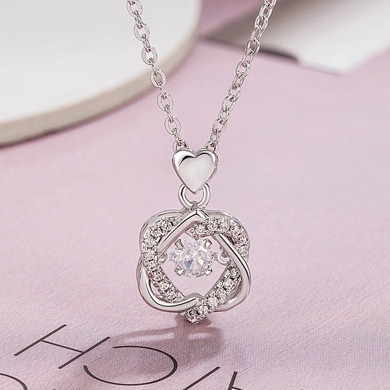 Women's Heart For Light Luxury Minority Design Necklaces