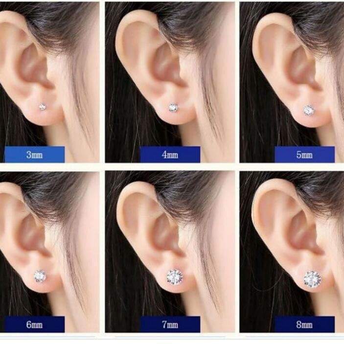 Stylish Charming Zircon Lady Temperament Summer Stud Earrings