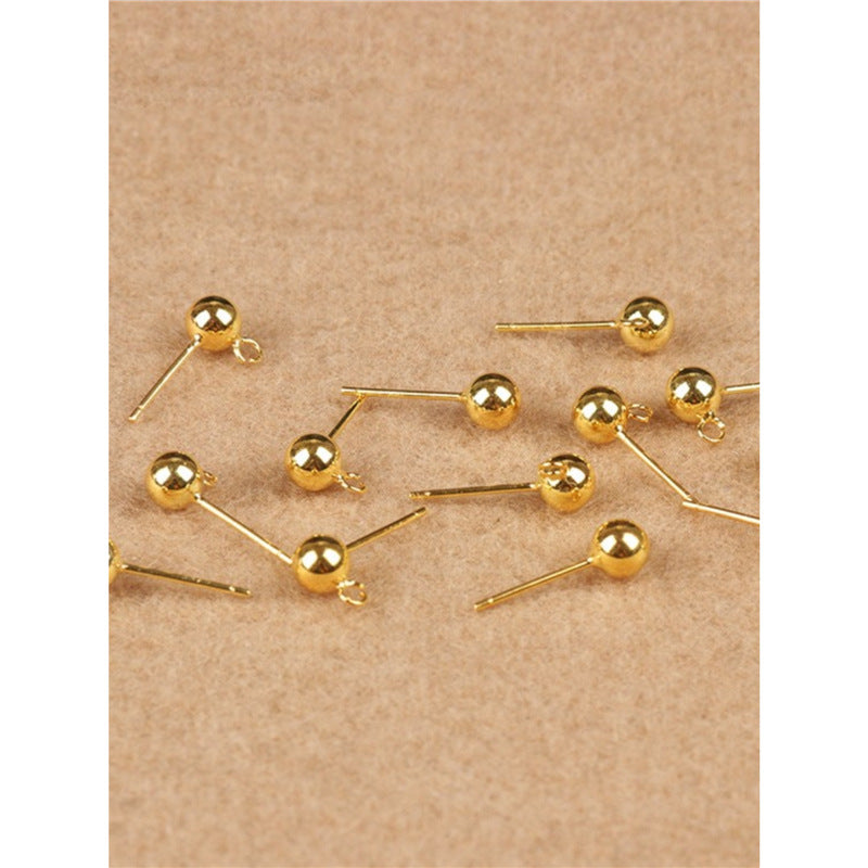 Band Sterling Sier Sliver Beads Scattered Tassel Accessory Strap Stud Earrings