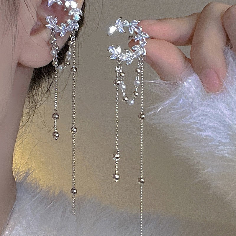 Round Bone Retro Unique Design Dignified Clips Light Luxury Ear Clip