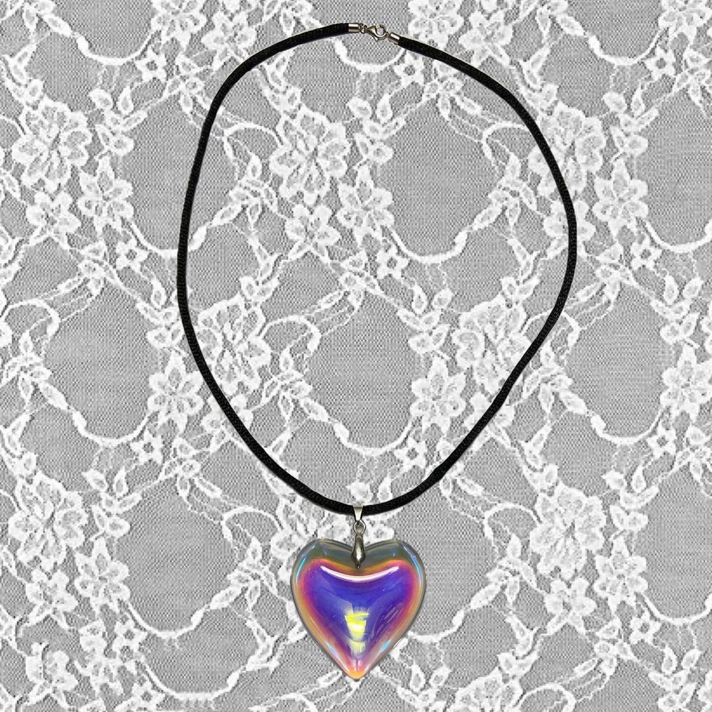 Women's Beautiful Love Fashion Heart Pendant Straight Necklaces