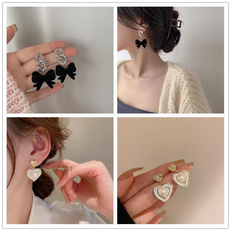 Women's Light Luxury Elegant Elegance Retro Bow Earrings