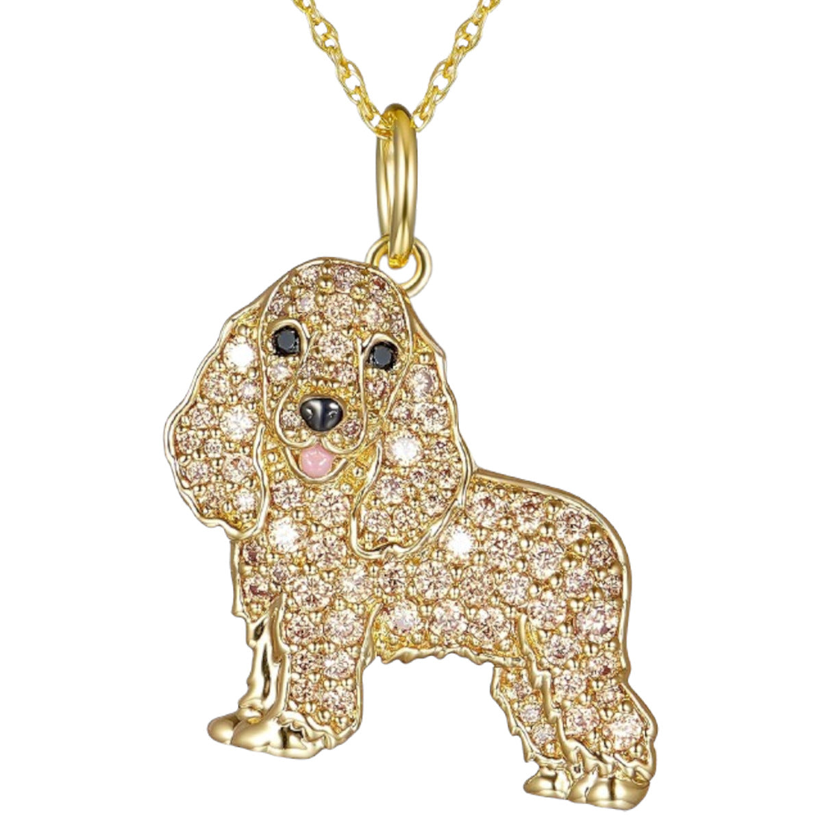 Dog Exquisite Environmentally Friendly Zinc Alloy Die Casting Cartoon Necklaces